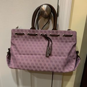 Dooney & Bourke Signature Tassel Handbag